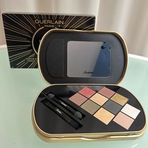 Guerlain Palette Goldenland Harmony of 10 Eyeshadows. Matte to Metallic Look